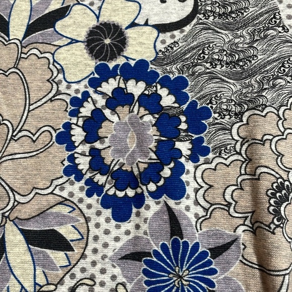 THE KIT. crewneck sweatshirt style long sleeve tee - Picture 3 of 7